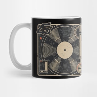 45 Record Adapter (Distressed) Mug